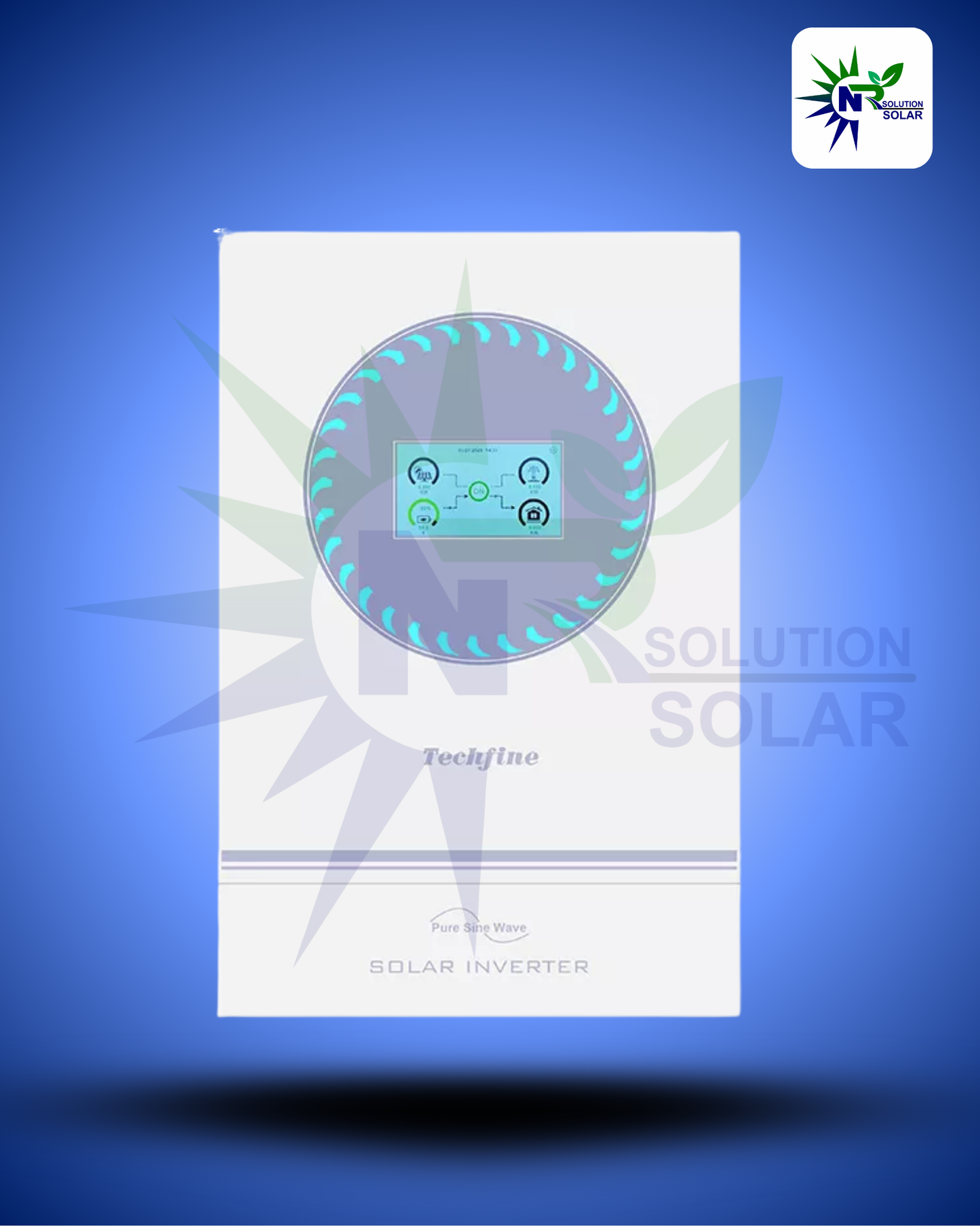 Dual Output Touchscreen 6200W 6.2KW Hybrid Solar Inverter 48V China