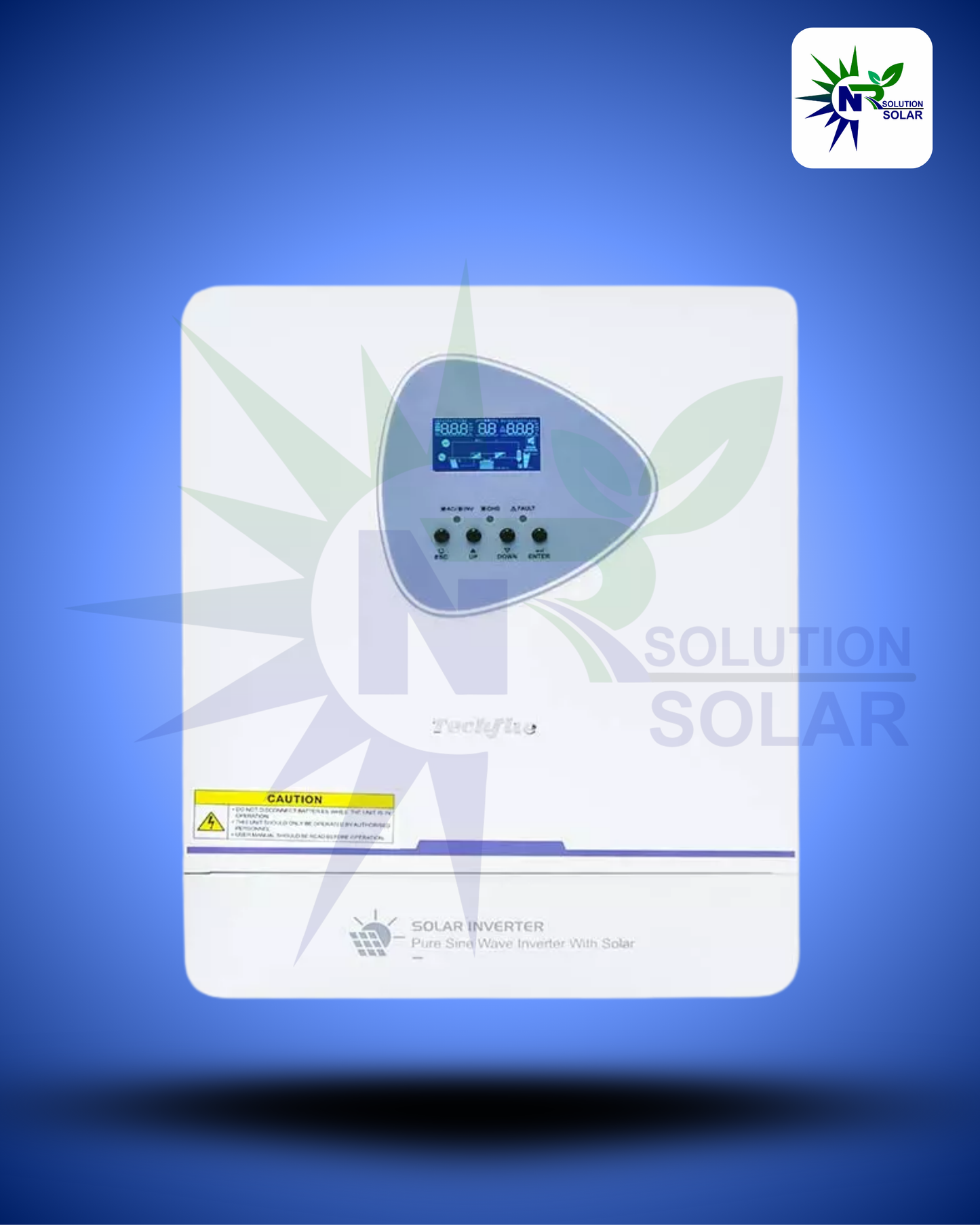 Techfine 24 Volt 3600W 3.6kw Solar Inverter Hybrid Solar Power Inverter