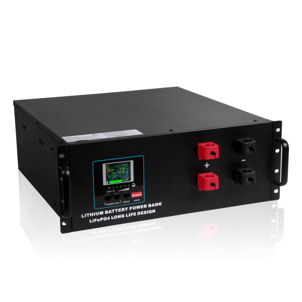 48V 100AH LiFePO4 battery 51.2V 100AH 4U lithium battery