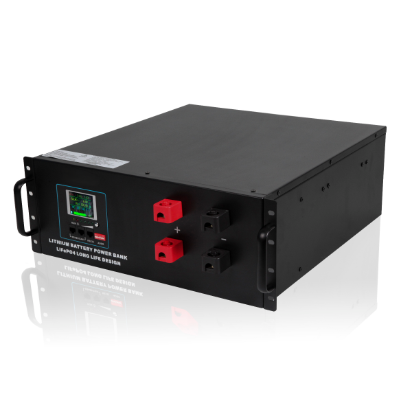 48V 100AH LiFePO4 battery 51.2V 100AH 4U lithium battery