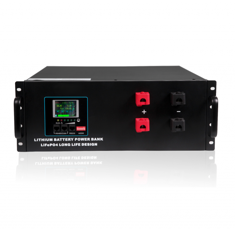 48V 100AH LiFePO4 battery 51.2V 100AH 4U lithium battery