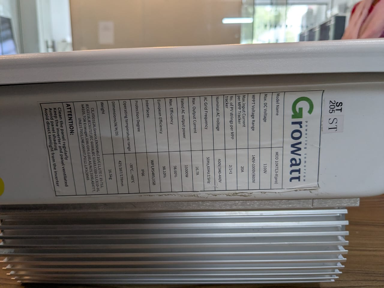 Growatt 10kW On-Grid Inverter |10KTL3-X|